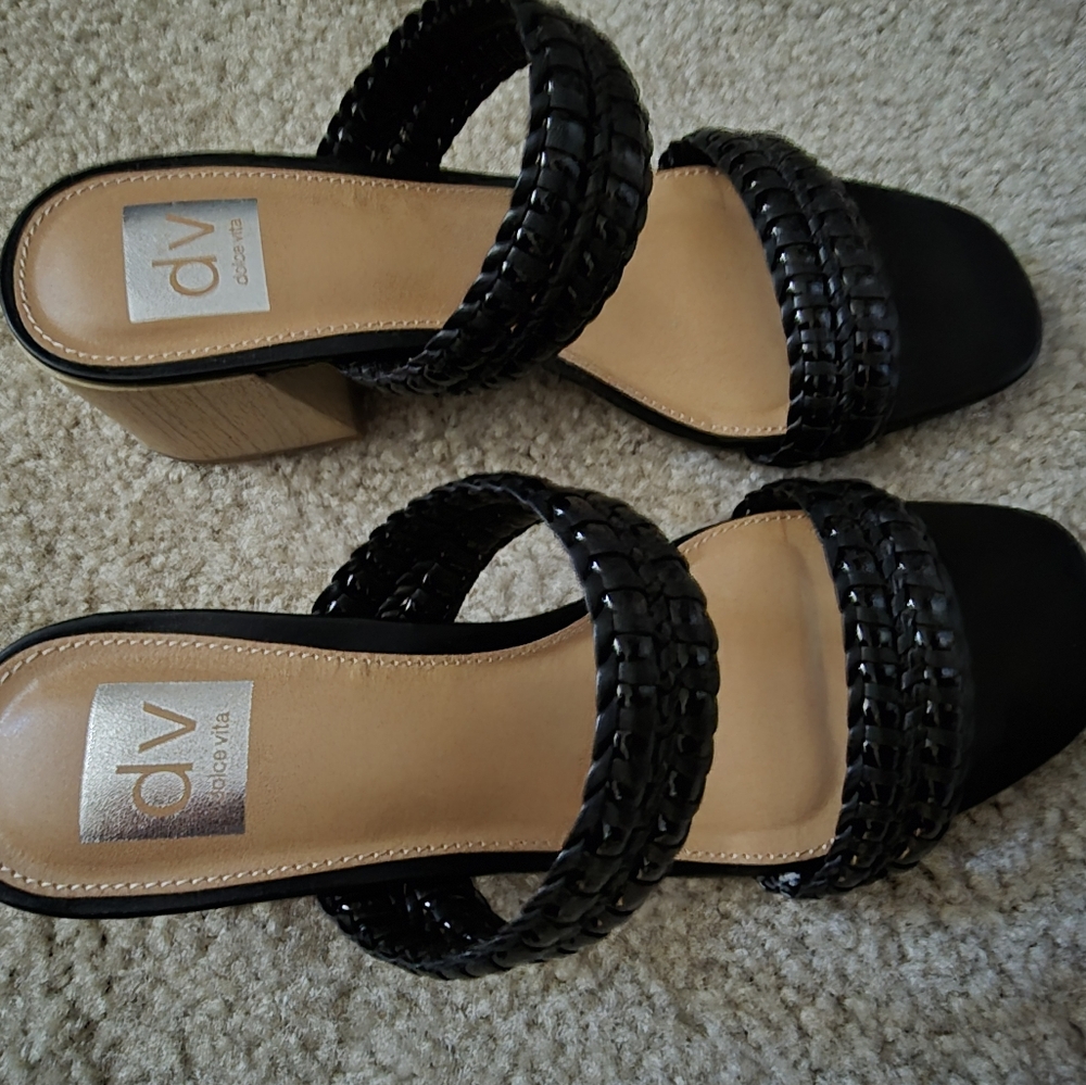 Dolce Vita black heeled sandals